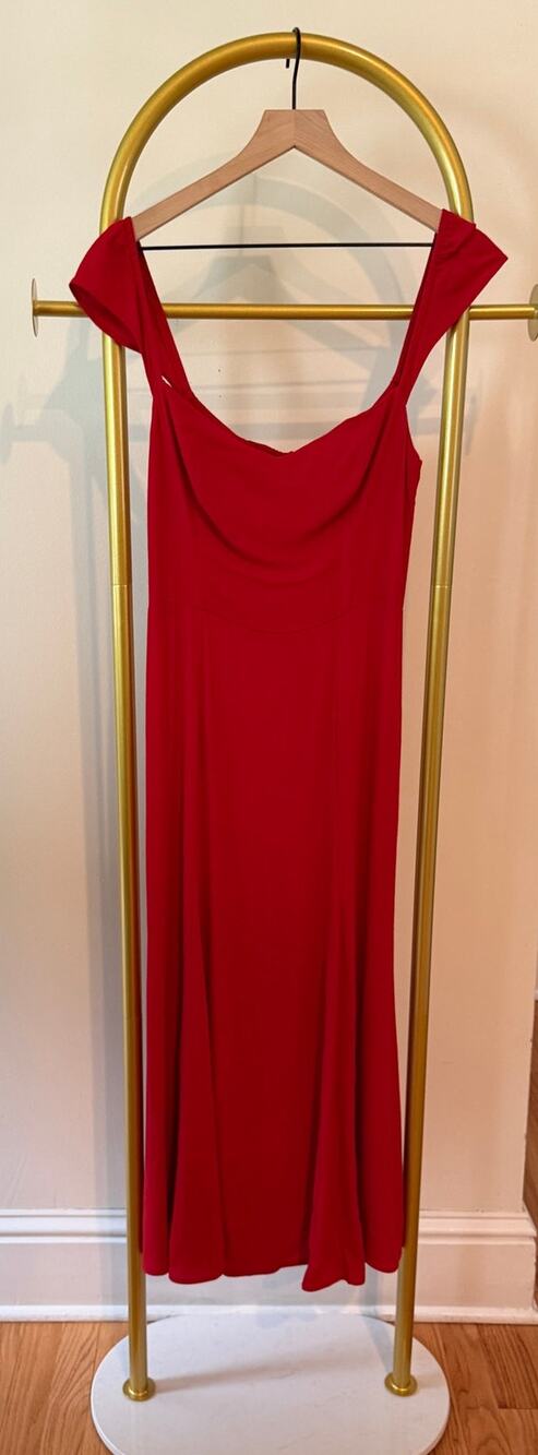 Few Moda o.p.t NEW Mariam Dress in Red, Size 8
